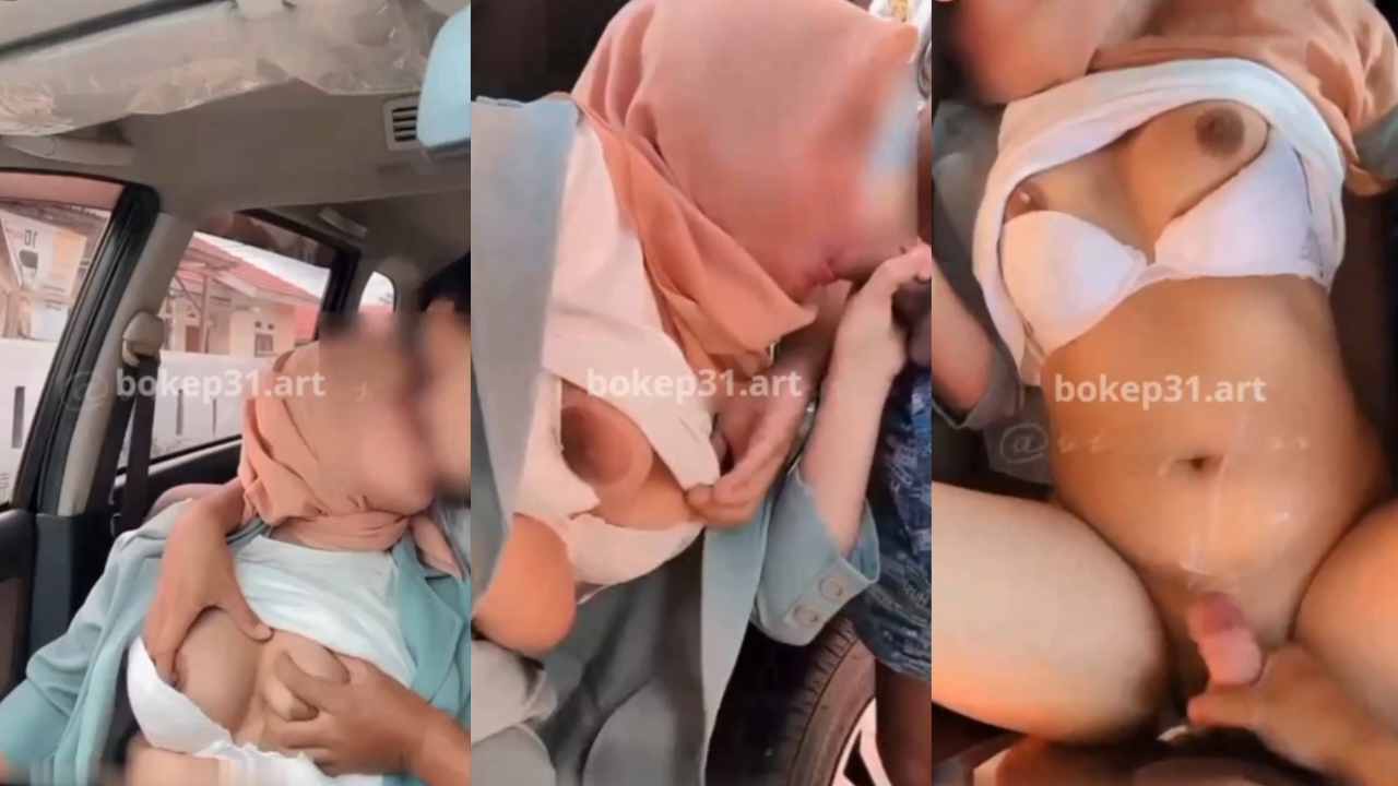 Bokep Indo jilbab ngewe di mobil crot di perut