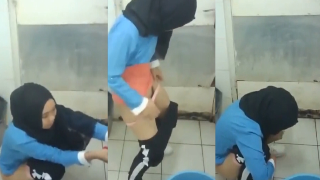 Bokep Smp intip gadis hijab lgi kencing