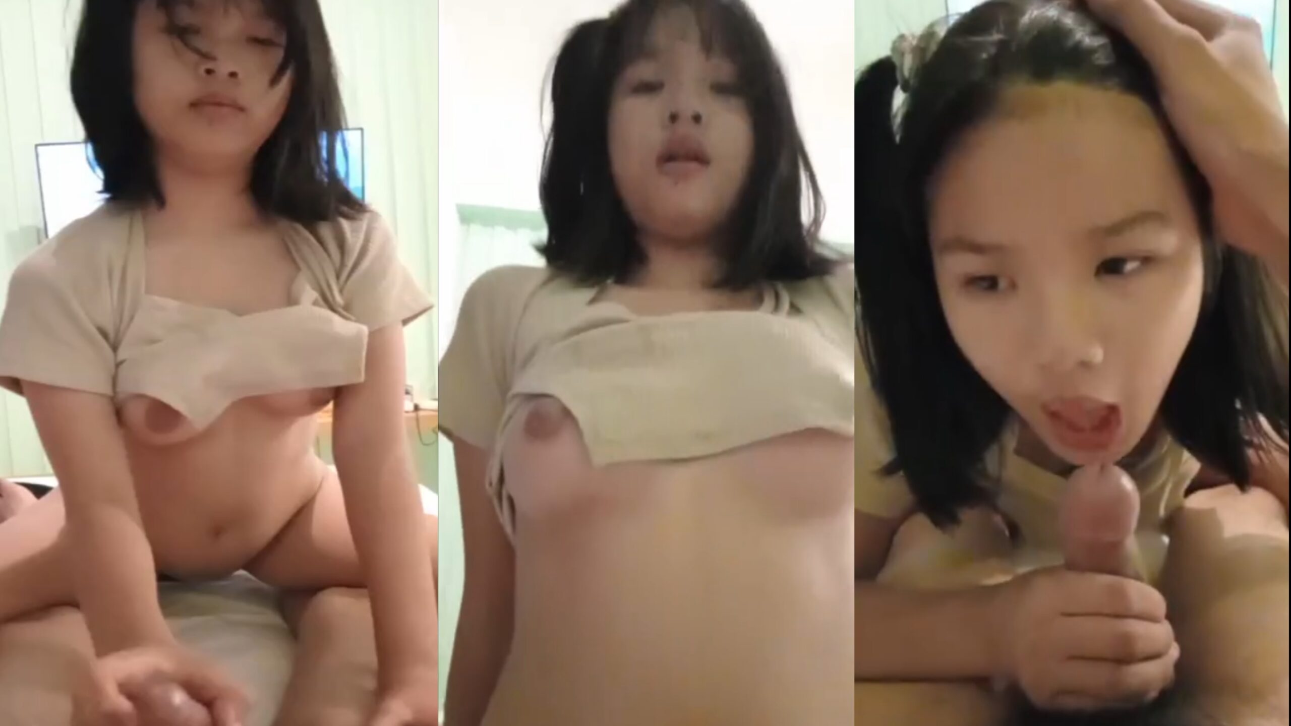 Bokep Indo bocil masih SMP ngewe sama kakak di hotel